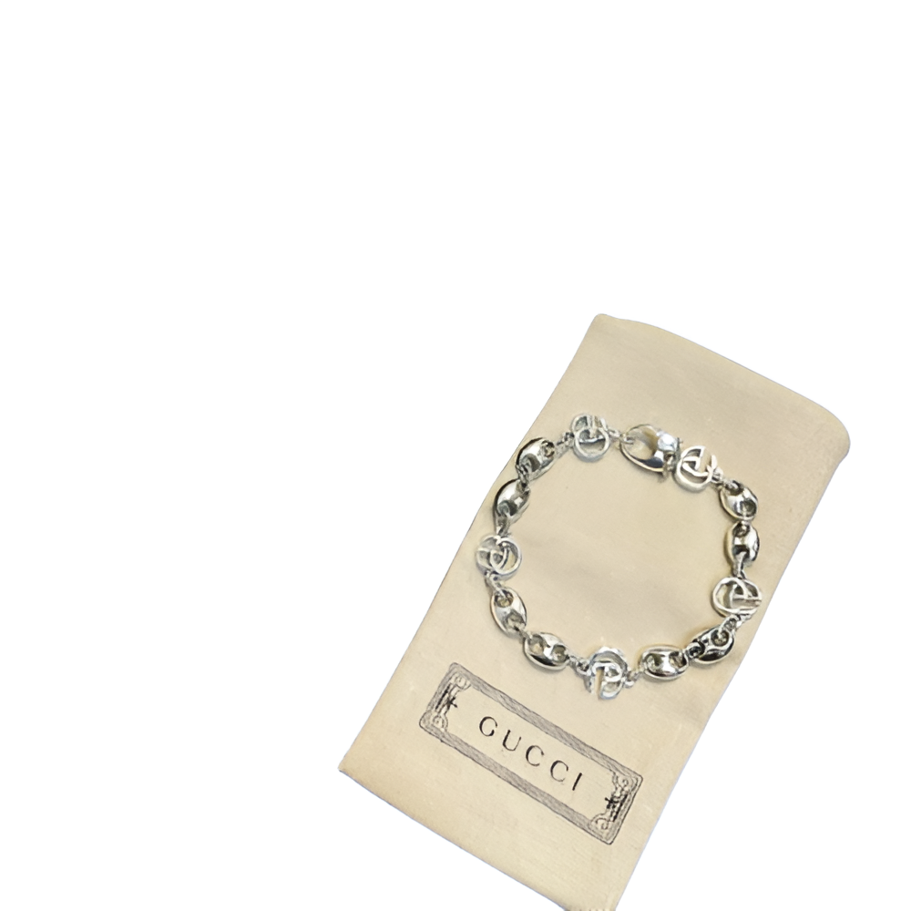 Gucci Silver Chain Necklace Set