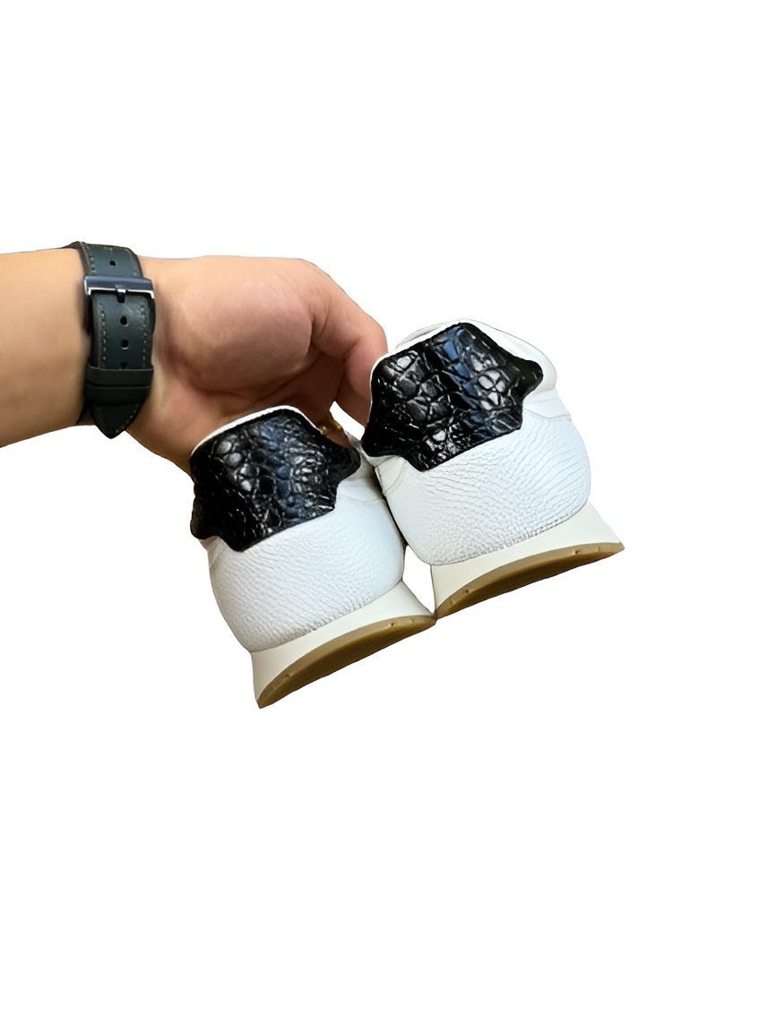 PRADA Men's Classic White Sneakers