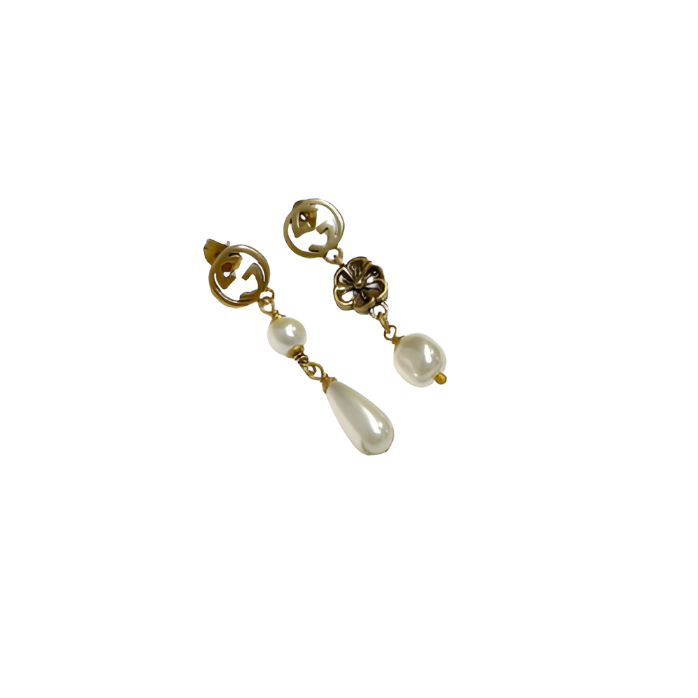 Gucci Pearl Drop Earrings