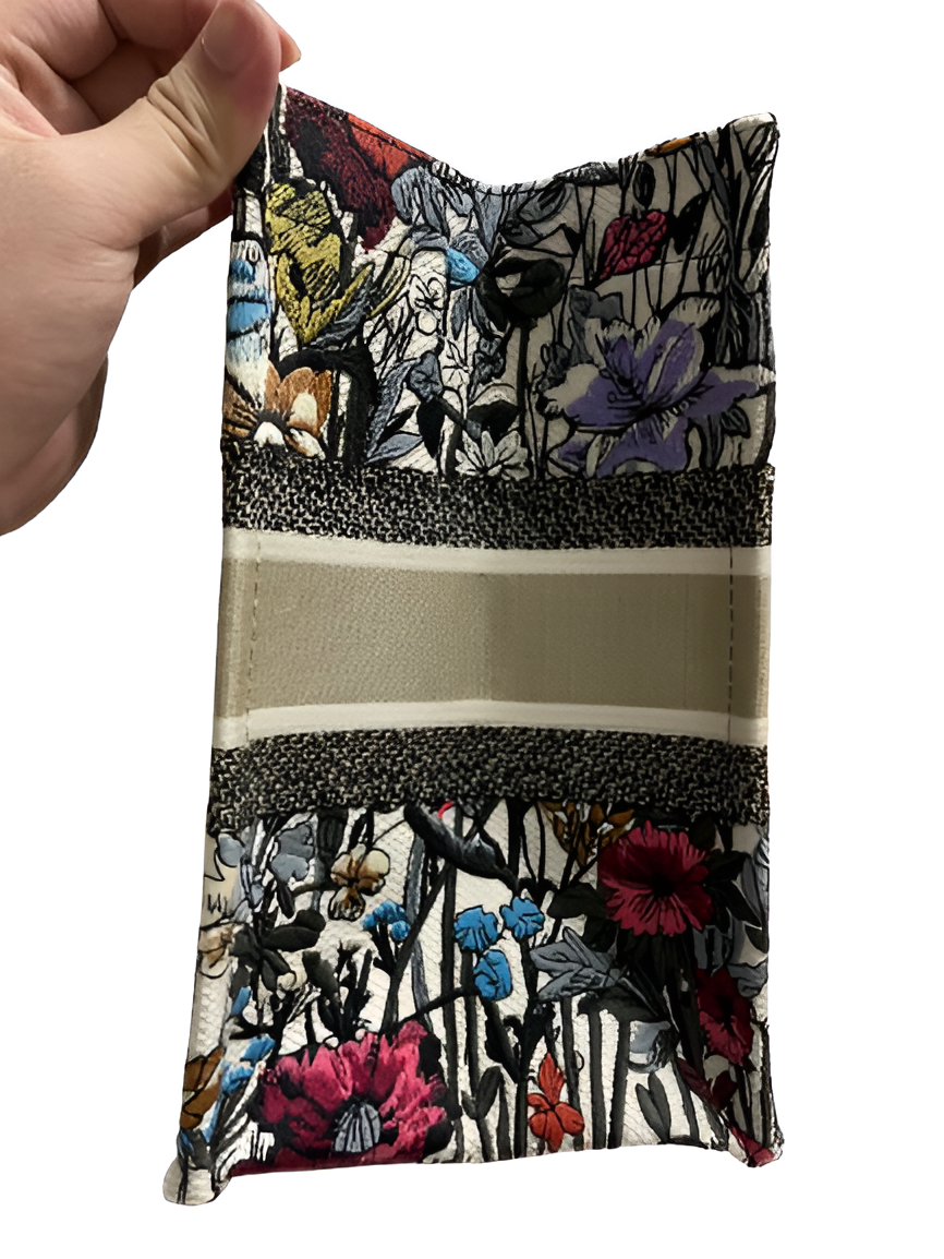 DIOR Floral Embroidered Tote Bag