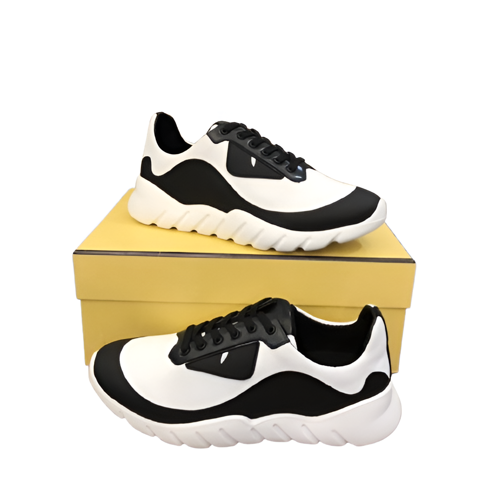Fendi Monochrome Black & White Sneakers