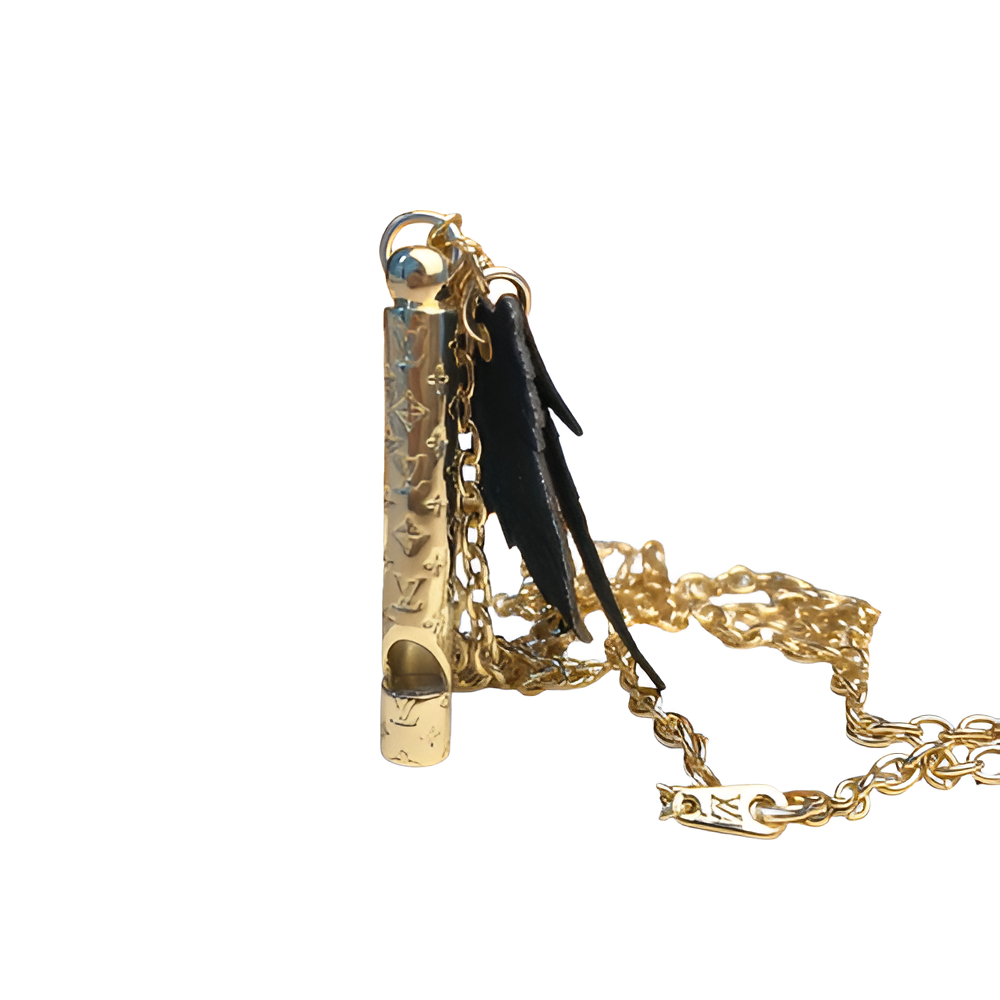 Louis Vuitton Feather Pendant Necklace for Women