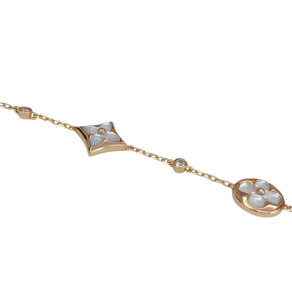 Louis Vuitton Gold & Pearl Blossom Bracelet