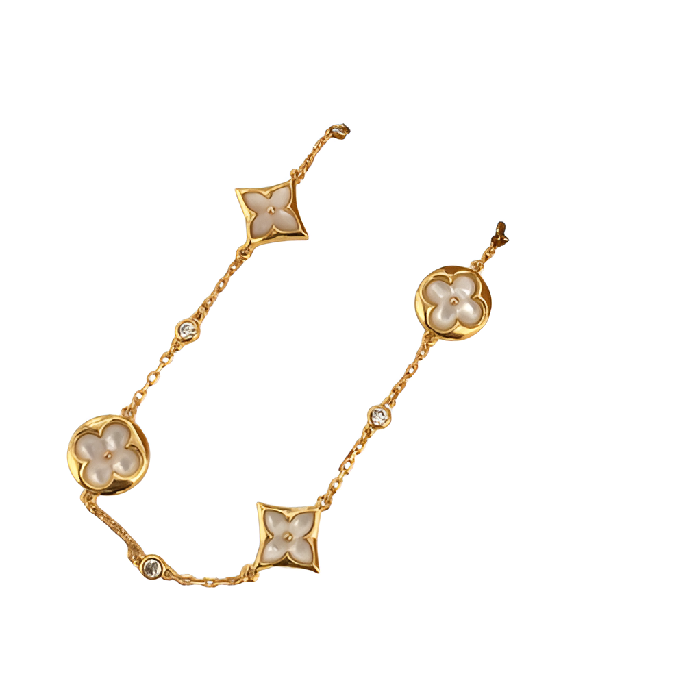 Louis Vuitton Gold & Pearl Blossom Bracelet