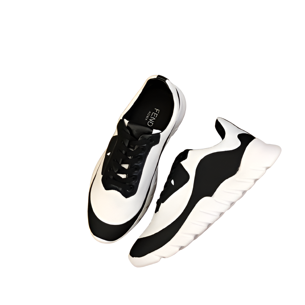 Fendi Monochrome Black & White Sneakers