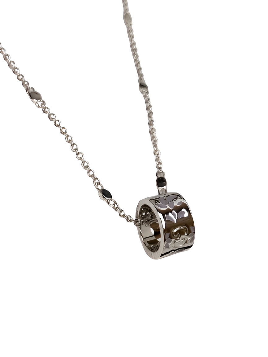 Gucci Hollow Ring Pendant Necklace