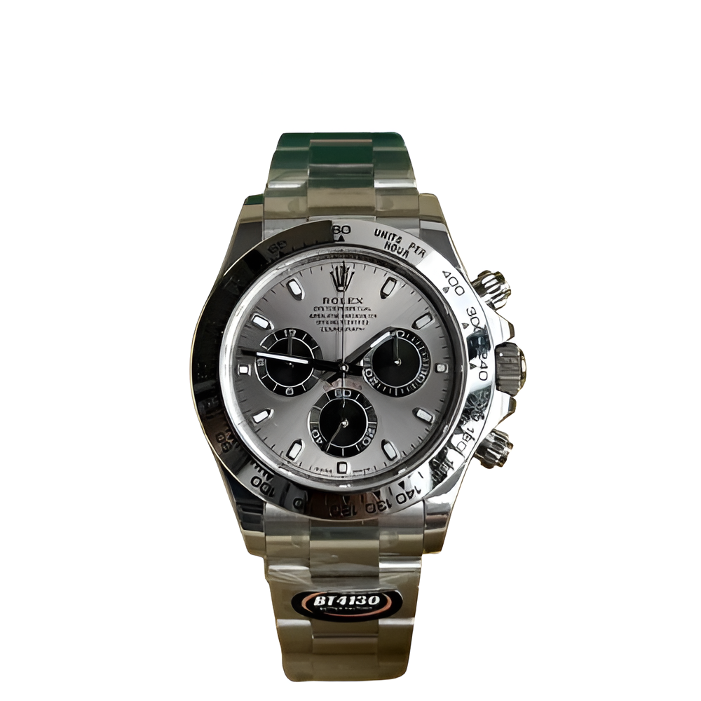 Rolex Daytona Silver & Black Dial Perpetual