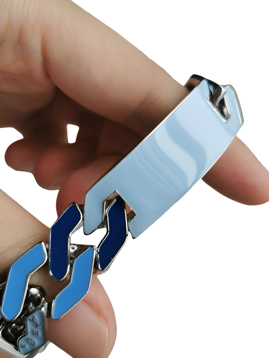 Louis Vuitton Blue Chain Bracelet