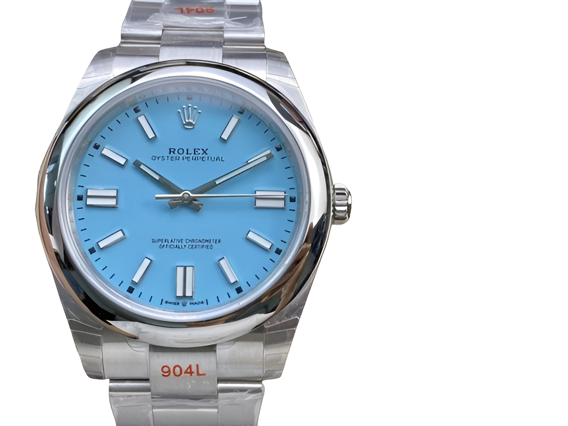 Rolex Oyster Perpetual Turquoise Dial Perpetual
