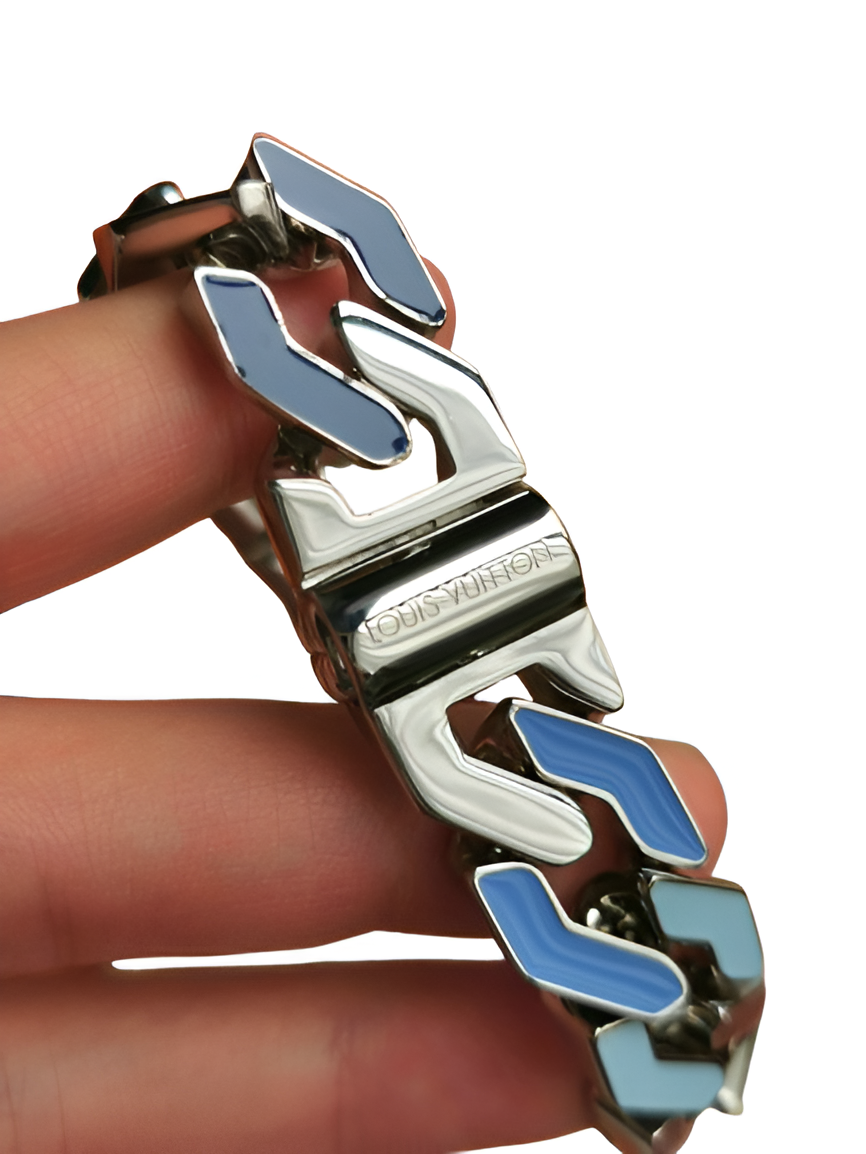 Louis Vuitton Blue Chain Bracelet