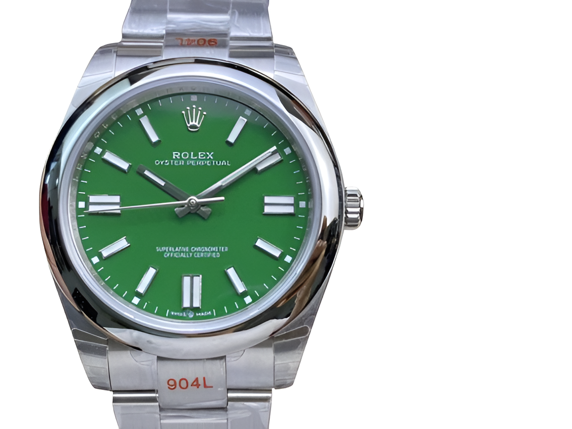 Rolex Oyster Perpetual Green Dial Perpetual