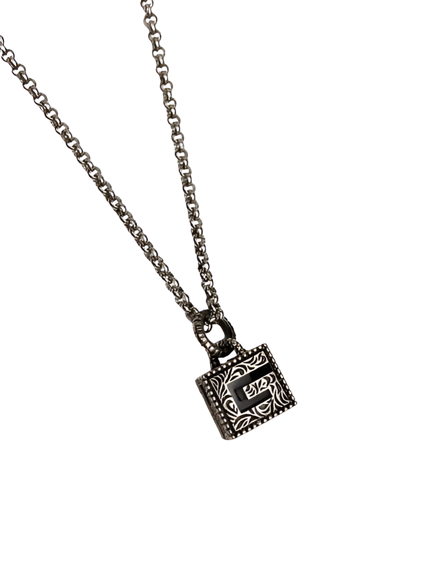 Gucci Square Pendant Necklace