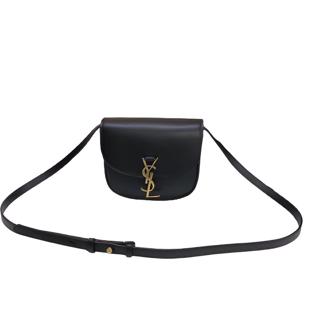 YSL Black Leather Crossbody Bag
