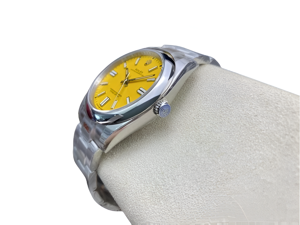 Rolex Oyster Perpetual Yellow Dial Perpetual