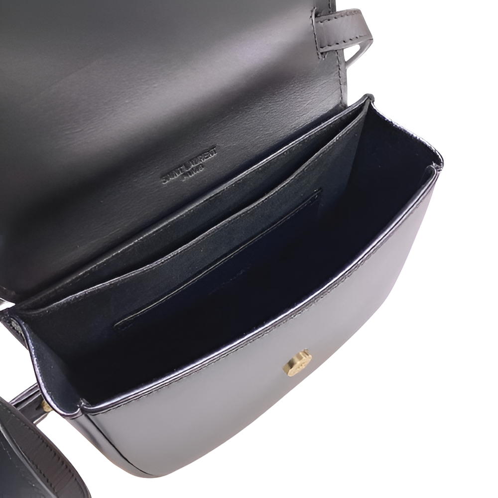 YSL Black Leather Crossbody Bag