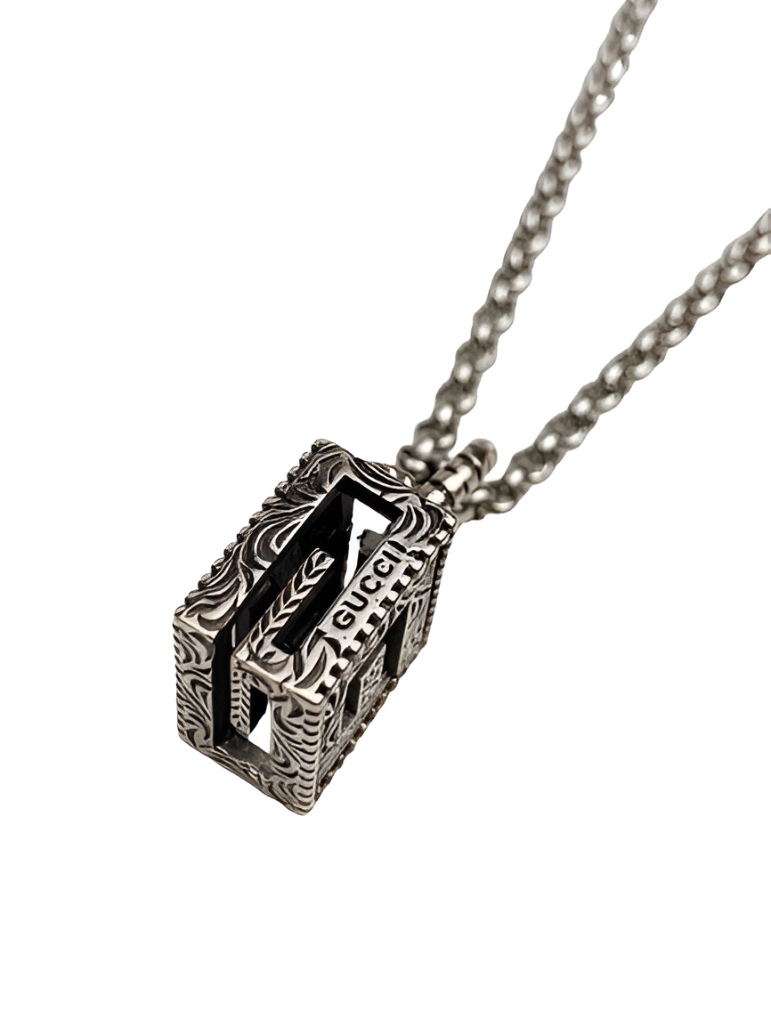 Gucci Square Pendant Necklace