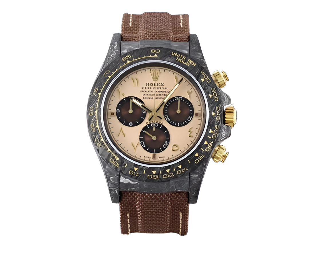 Rolex Daytona Desert Sand Dial Carbon Case Perpetual